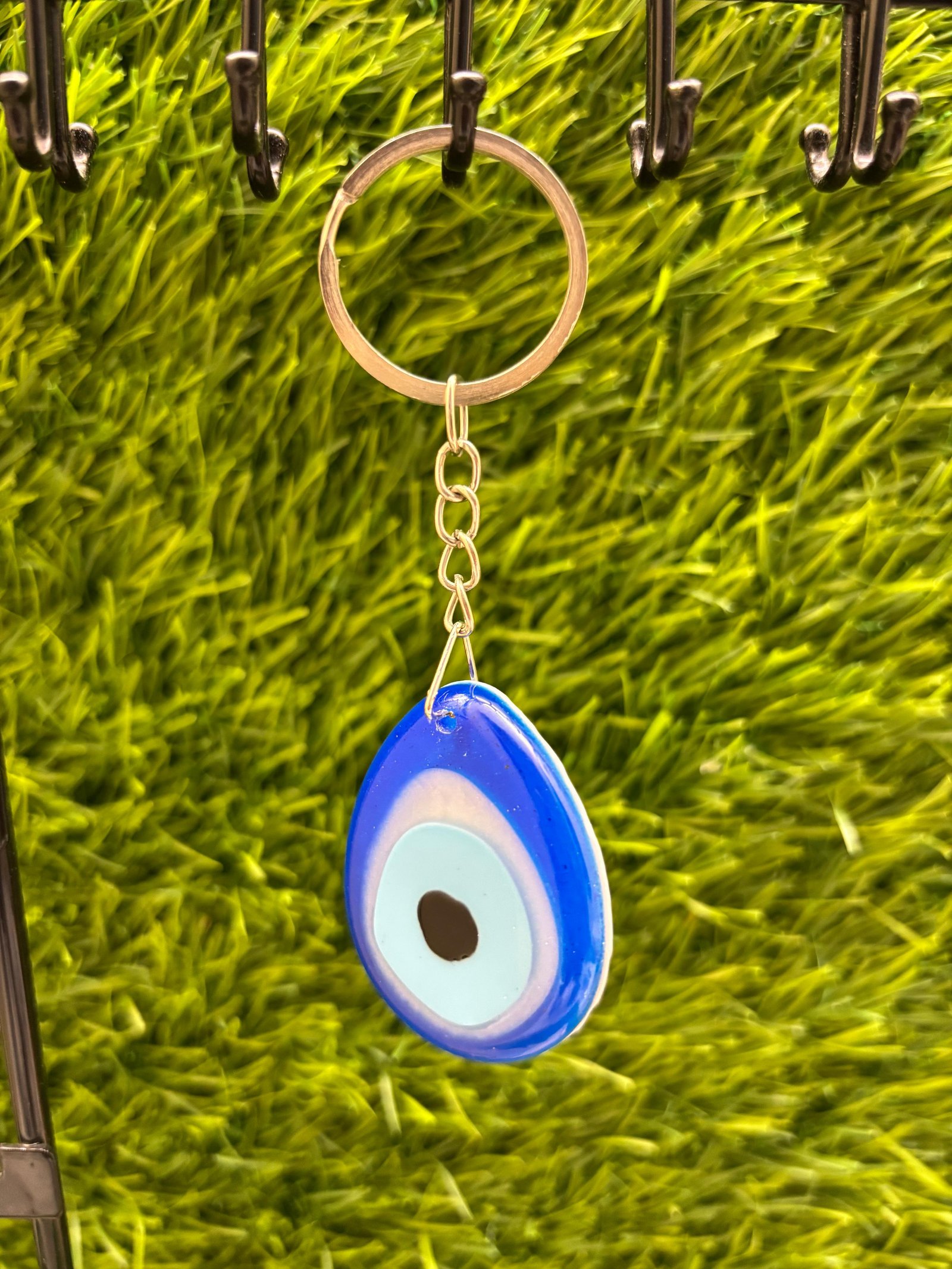 Resin Evil Eye Keychain